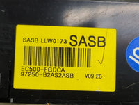 2017-2019 Kia Soul Climate Control Module Temperature AC/Heater Replacement P/N:97250-B2AS2ASB EC500-FGDCA Fits OEM Used Aut