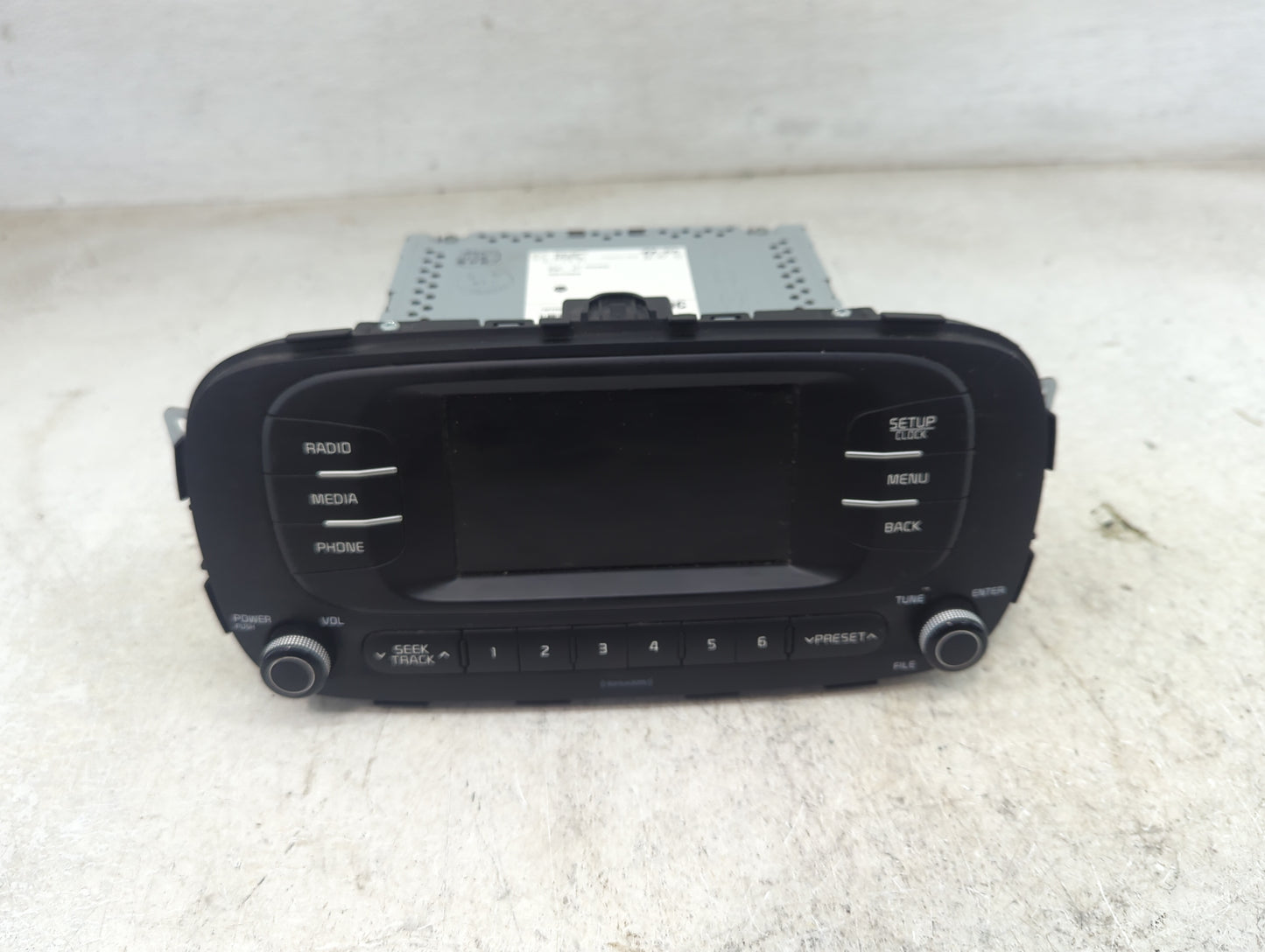 2017-2019 Kia Soul Radio AM FM Cd Player Receiver Replacement P/N:96170-B2490CA ACBA2B2AN Fits Fits 2017 2018 2019 OEM Used 