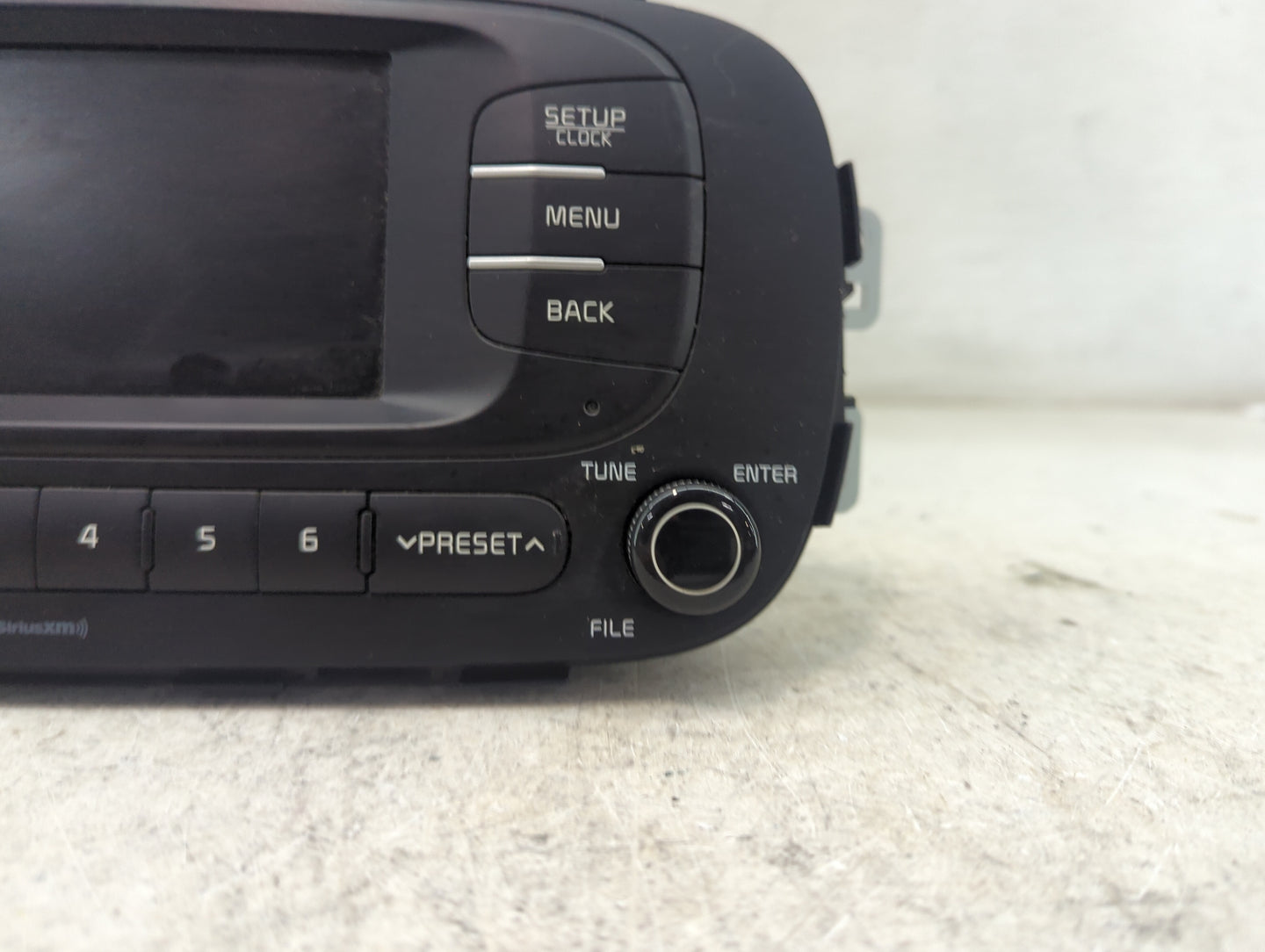 2017-2019 Kia Soul Radio AM FM Cd Player Receiver Replacement P/N:96170-B2490CA ACBA2B2AN Fits Fits 2017 2018 2019 OEM Used 