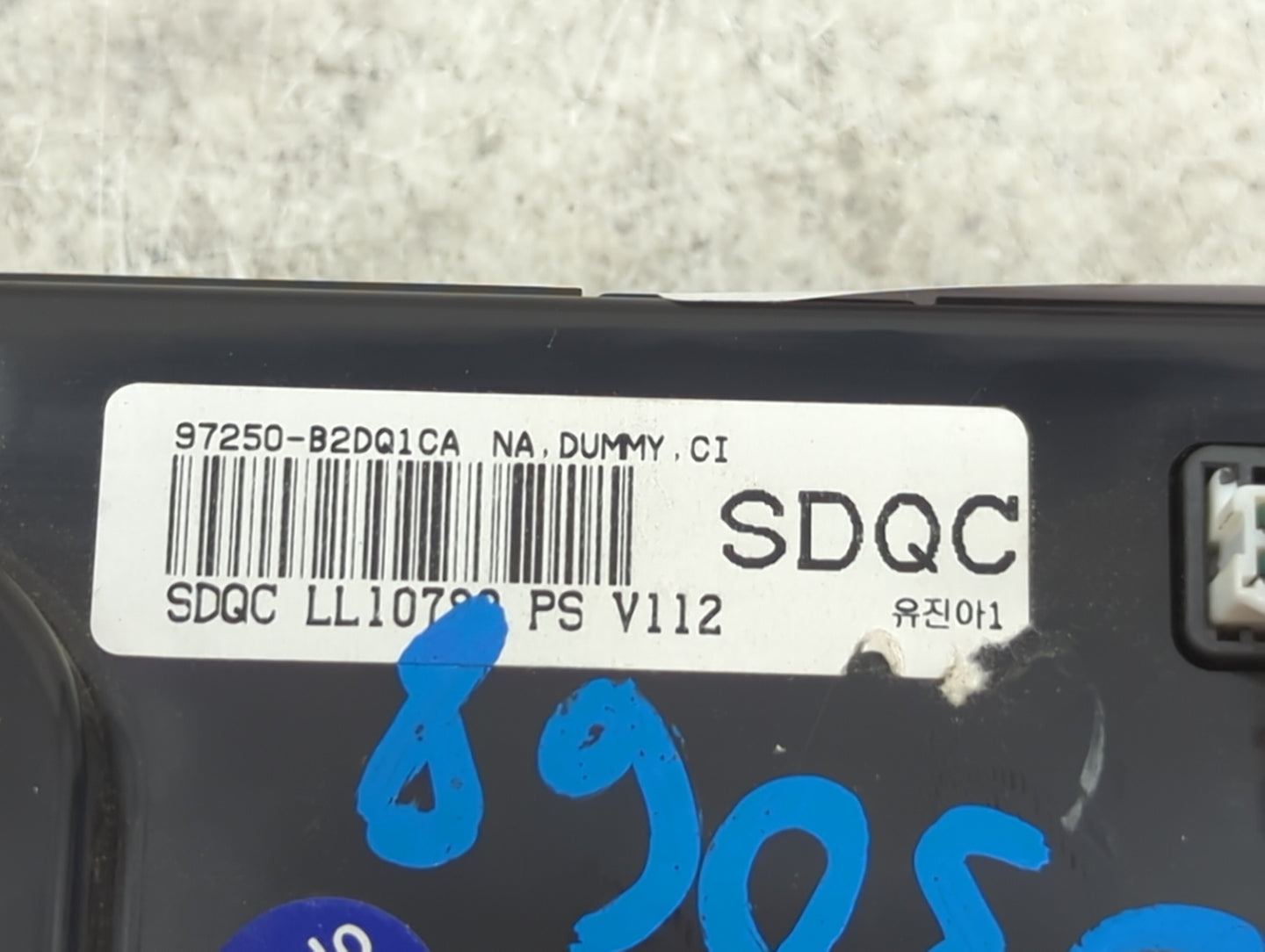 2017-2019 Kia Soul Climate Control Module Temperature AC/Heater Replacement P/N:97250-B2DQ1CA Fits Fits 2017 2018 2019 OEM U