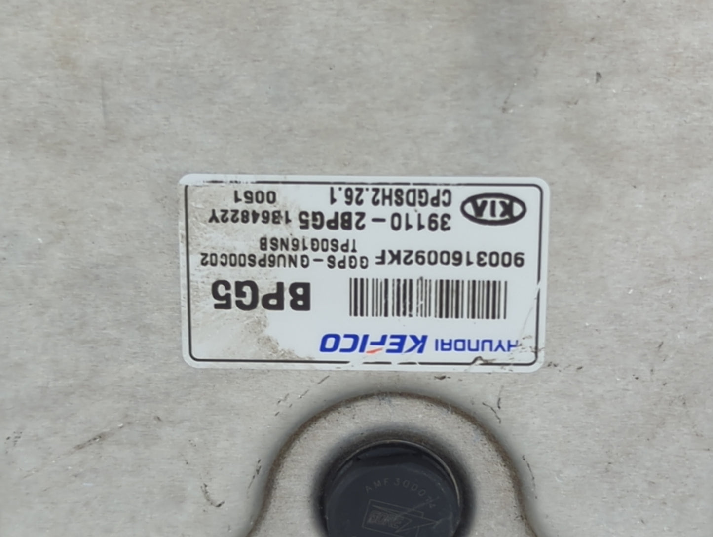 2017-2019 Kia Soul PCM Engine Control Computer ECU ECM PCU OEM P/N:39110-2BPG5 9003160092KF Fits Fits 2017 2018 2019 OEM Use