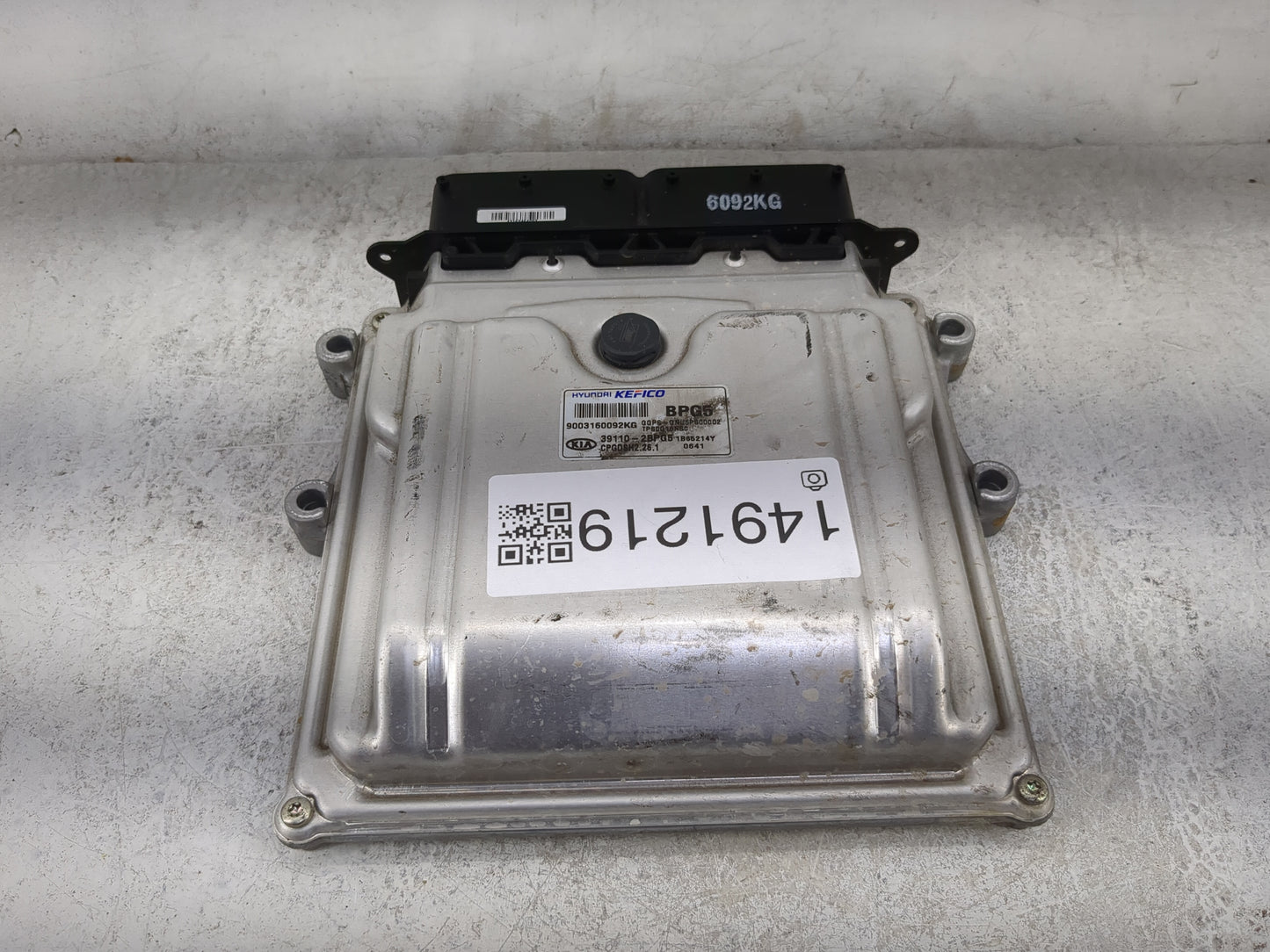 2017-2019 Kia Soul PCM Engine Control Computer ECU ECM PCU OEM P/N:39110-2BPG5 9003160092KG, CPGDSH2.26.1 Fits Fits 2017 201