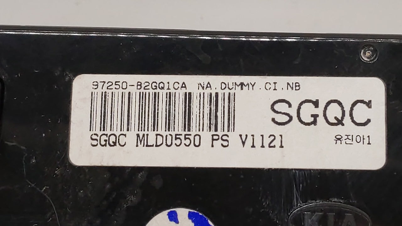 2017-2019 Kia Soul Climate Control Module Temperature AC/Heater Replacement P/N:97250-B2DQ1CA 97250-B2GQ1CA Fits OEM Used Au