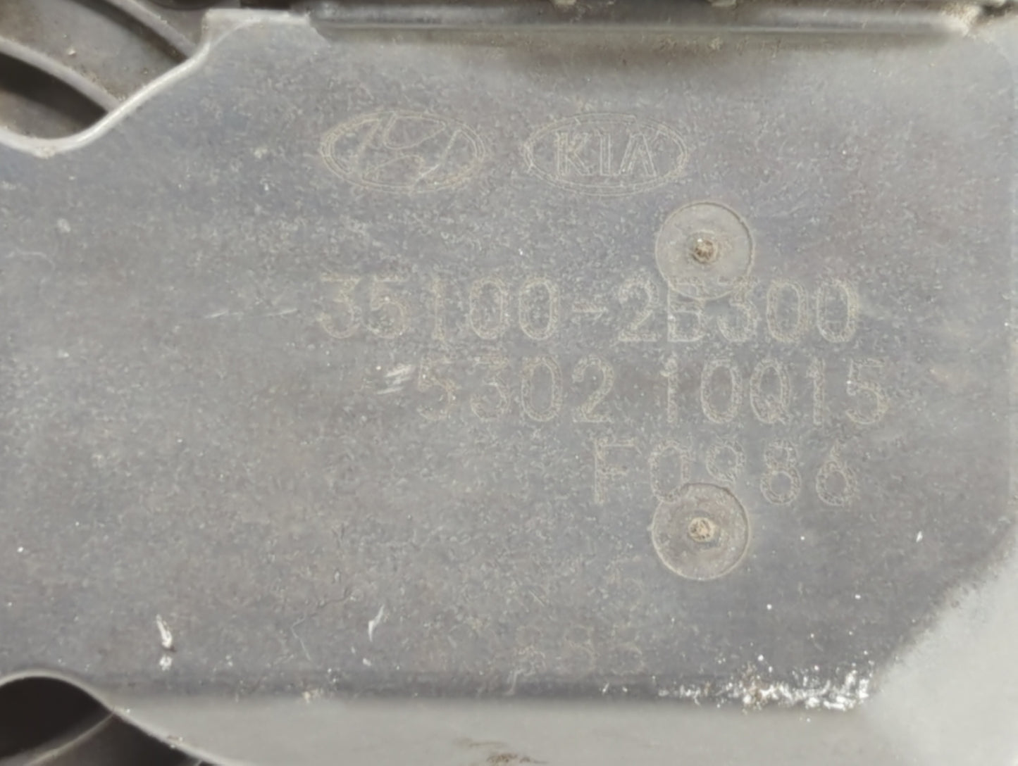 2012-2019 Kia Soul Throttle Body P/N:35100-2B310 5302-1S02, 35100-2B300 Fits Fits 2012 2013 2014 2015 2016 2017 2018 2019 OE