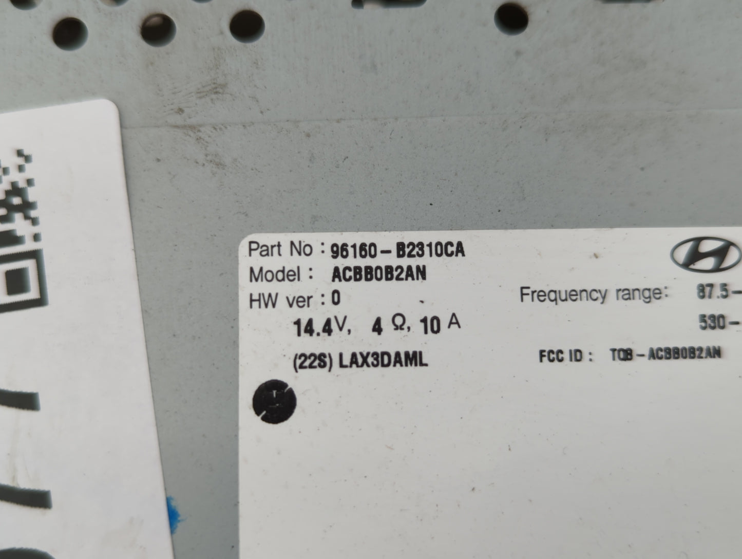2017-2019 Kia Soul Am Fm Cd Player Radio Receiver - Oemusedautoparts1.com