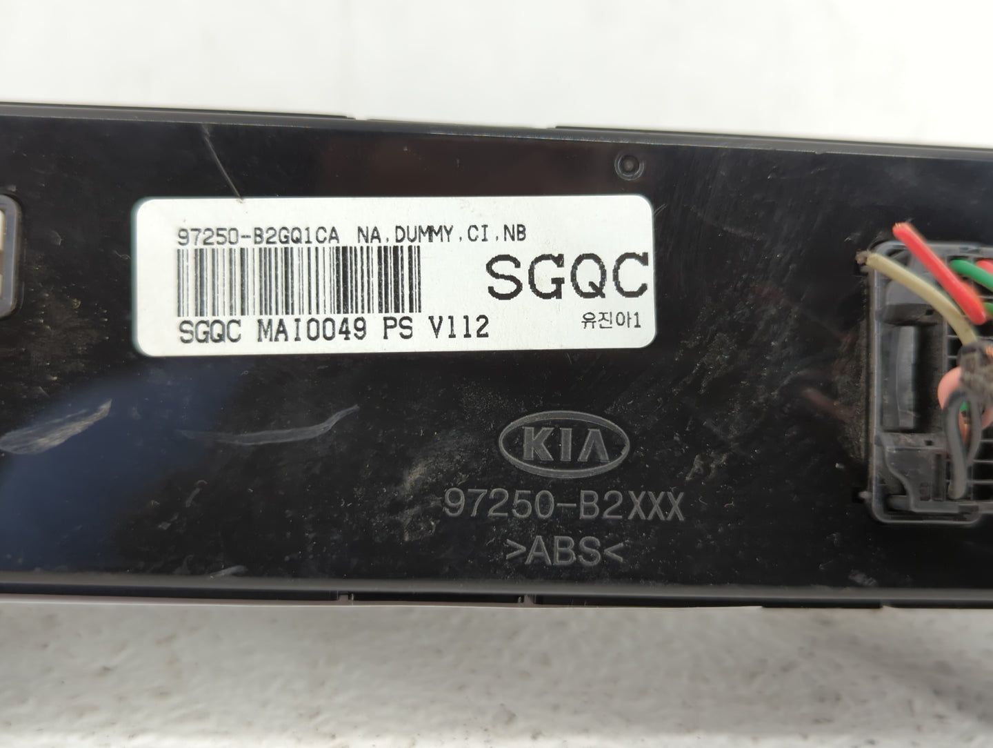 2017-2019 Kia Soul Climate Control Module Temperature AC/Heater Replacement P/N:97250-B2DQ1CA 97250-B2GQ1CA Fits OEM Used Au
