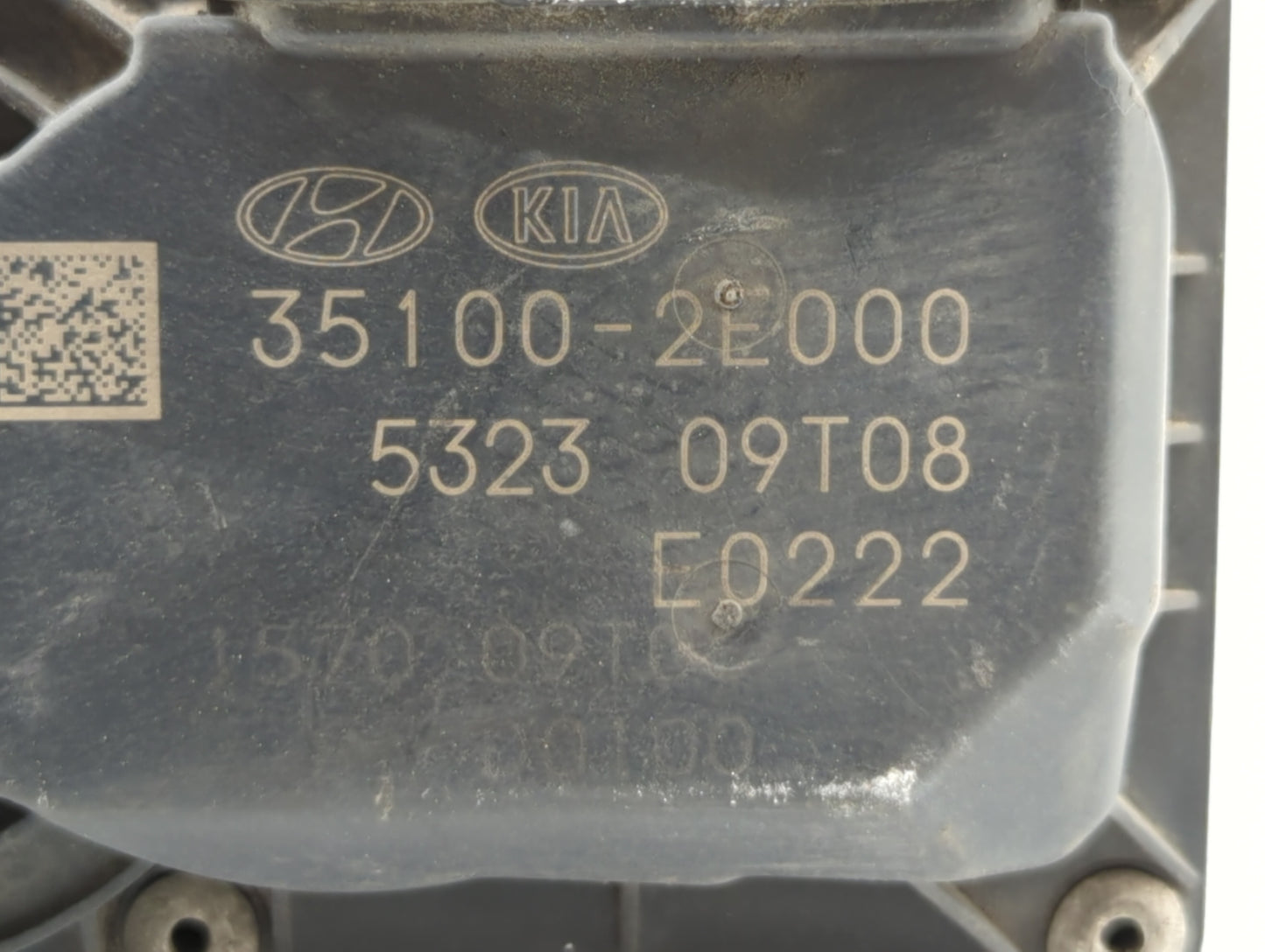 2014-2019 Kia Soul Throttle Body P/N:35100-2E000 Fits Fits 2011 2012 2013 2014 2015 2016 2017 2018 2019 2020 2021 OEM Used A