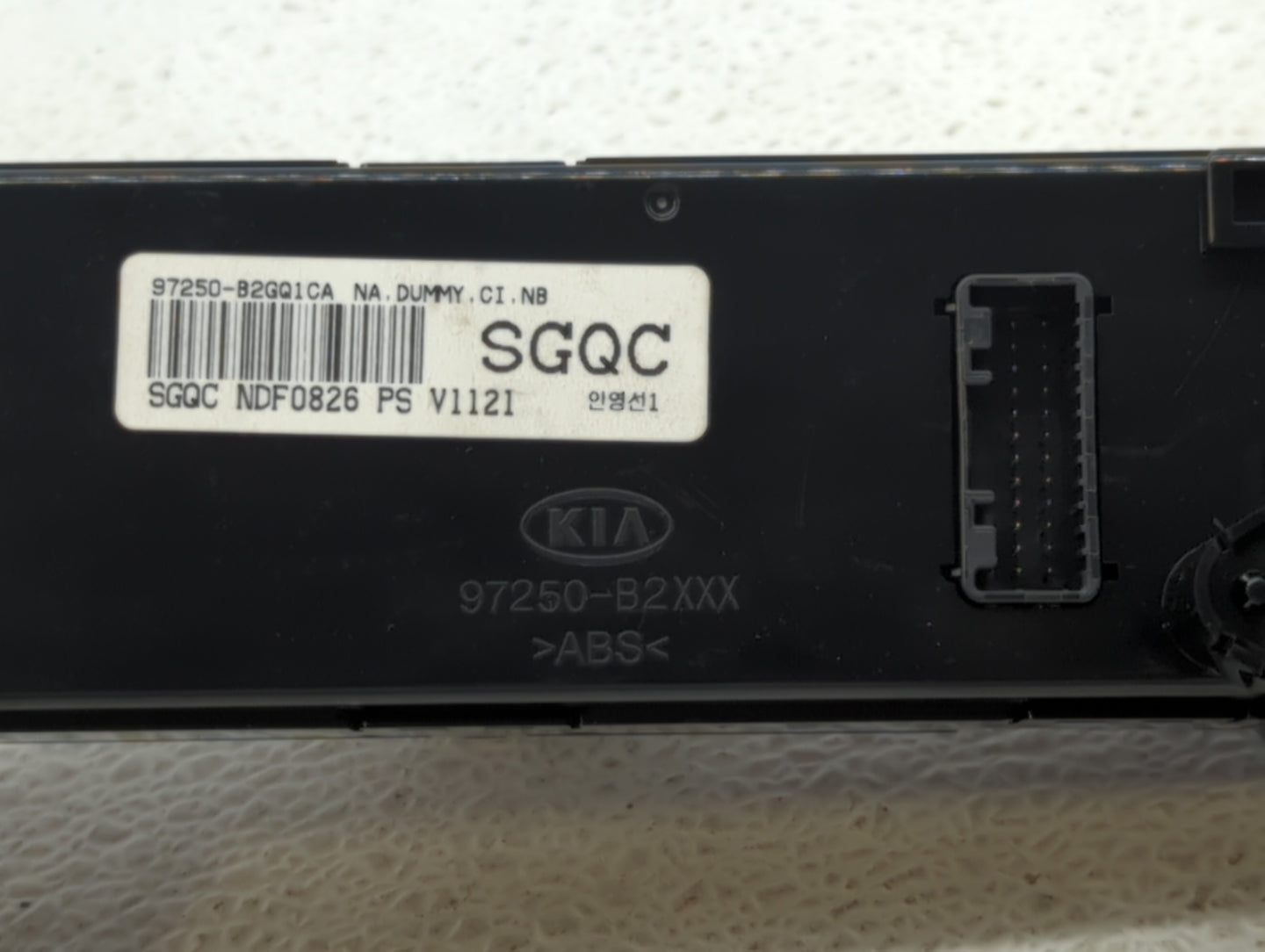 2017-2019 Kia Soul Climate Control Module Temperature AC/Heater Replacement P/N:97250-B2DQ1CA 97250-B2GQ1CA Fits OEM Used Au