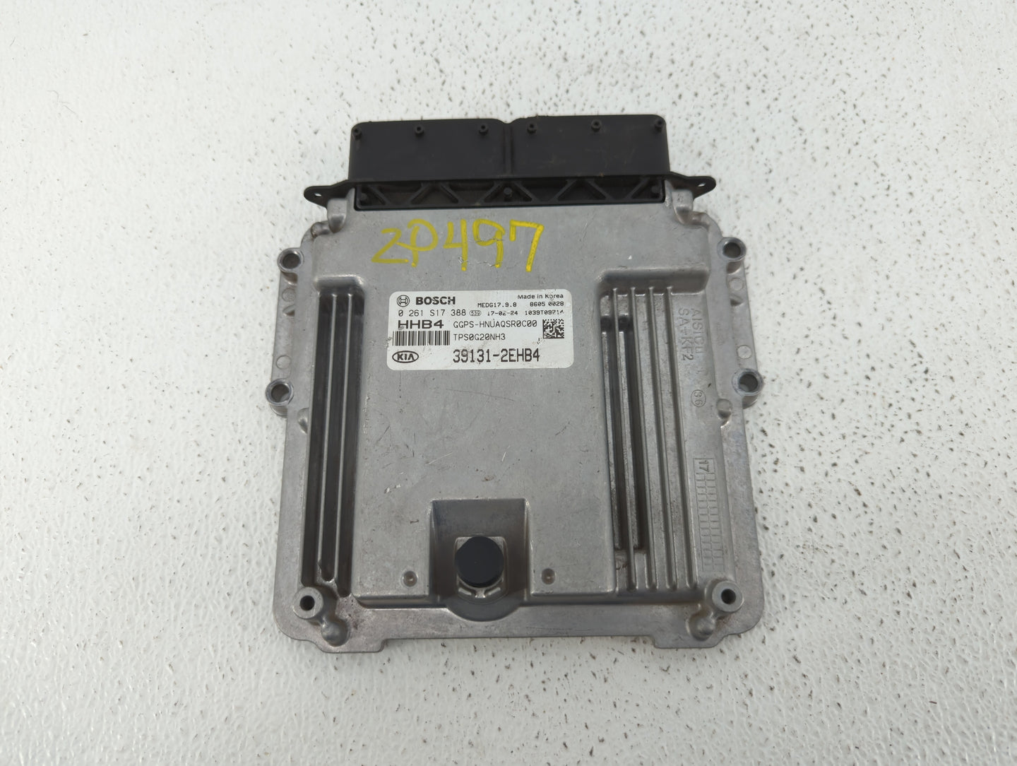 2017-2018 Kia Soul PCM Engine Control Computer ECU ECM PCU OEM P/N:39132-2EHB4 Fits Fits 2017 2018 OEM Used Auto Parts - Oem