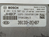 2017-2018 Kia Soul PCM Engine Control Computer ECU ECM PCU OEM P/N:39133-2EHB7 39133-2EHB6, 39132-2EHB2 Fits Fits 2017 2018 