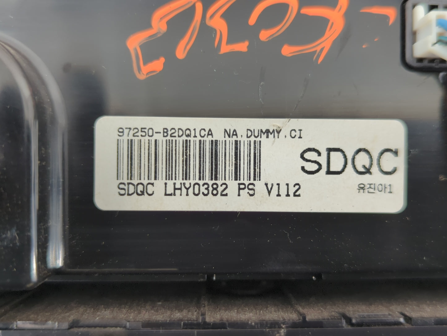 2017-2019 Kia Soul Climate Control Module Temperature AC/Heater Replacement P/N:97250-B2DQ1CA 97250-B2GQ1CA Fits OEM Used Au