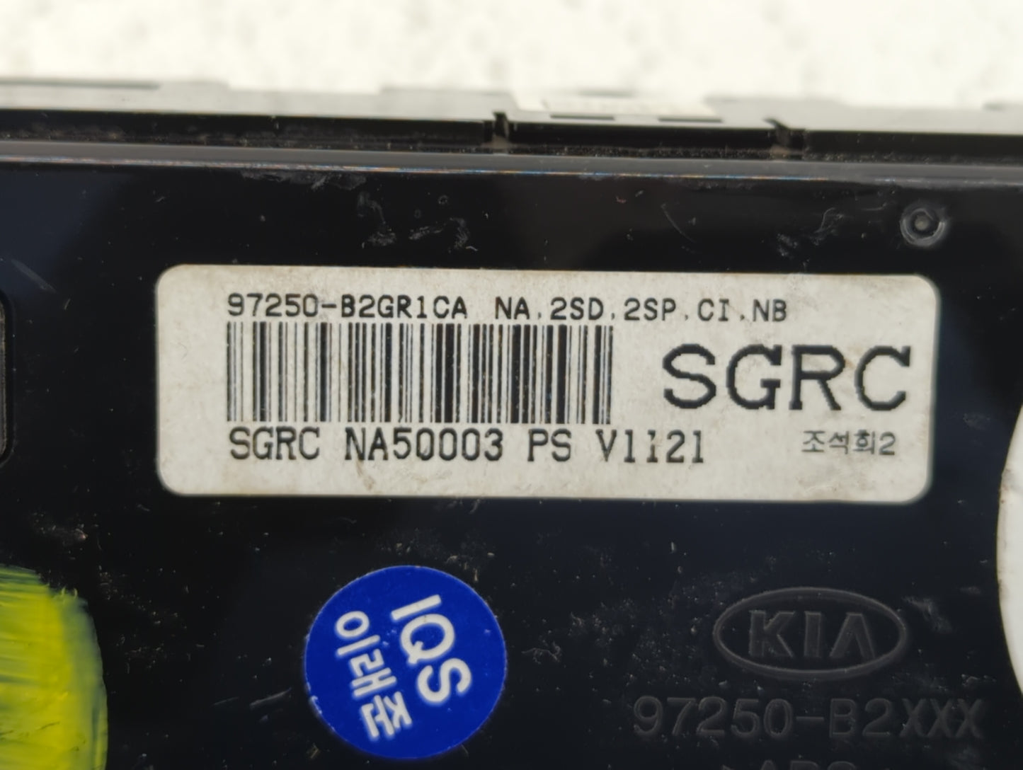 2017-2019 Kia Soul Climate Control Module Temperature AC/Heater Replacement P/N:97250-B2GR1CA 97250-B2GS1CA Fits OEM Used Au