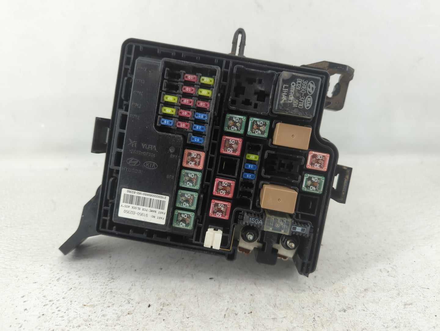 2017-2019 Kia Soul Fusebox Fuse Box Panel Relay Module P/N:91950-B2350 Fits Fits 2017 2018 2019 OEM Used Auto Parts - Oemuse