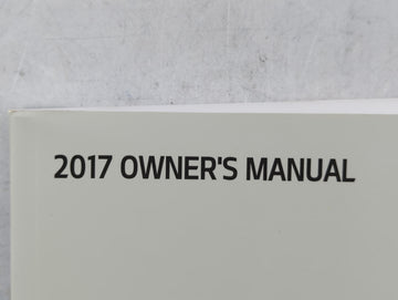 2017 Kia Soul Owners Manual Book Guide OEM Used Auto Parts