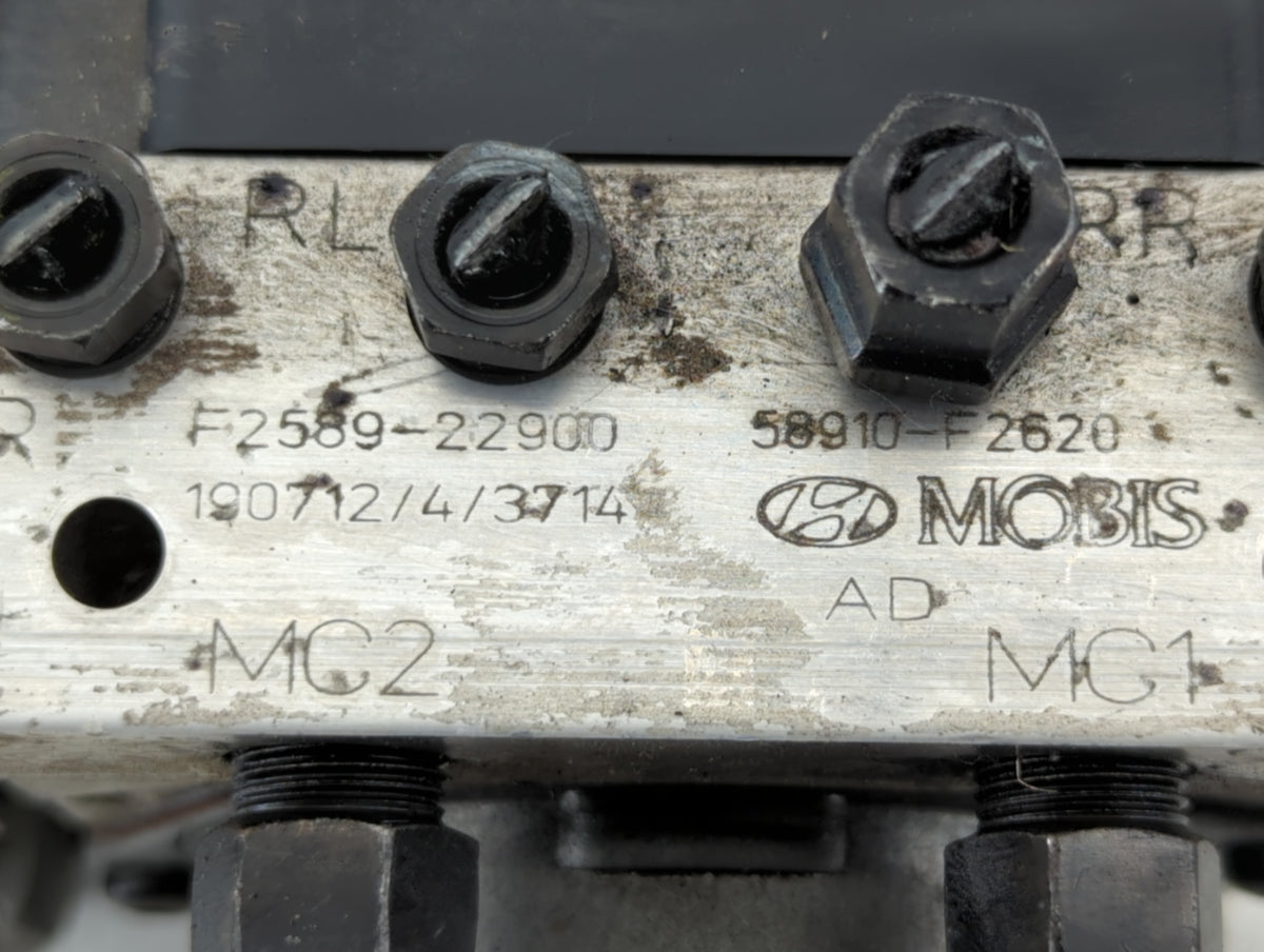 2017-2019 Kia Soul Anti-Lock Brake ABS Pump Module Actuator OEM P/N:58910-F2620 Fits Fits 2017 2018 2019 OEM Used Auto Parts