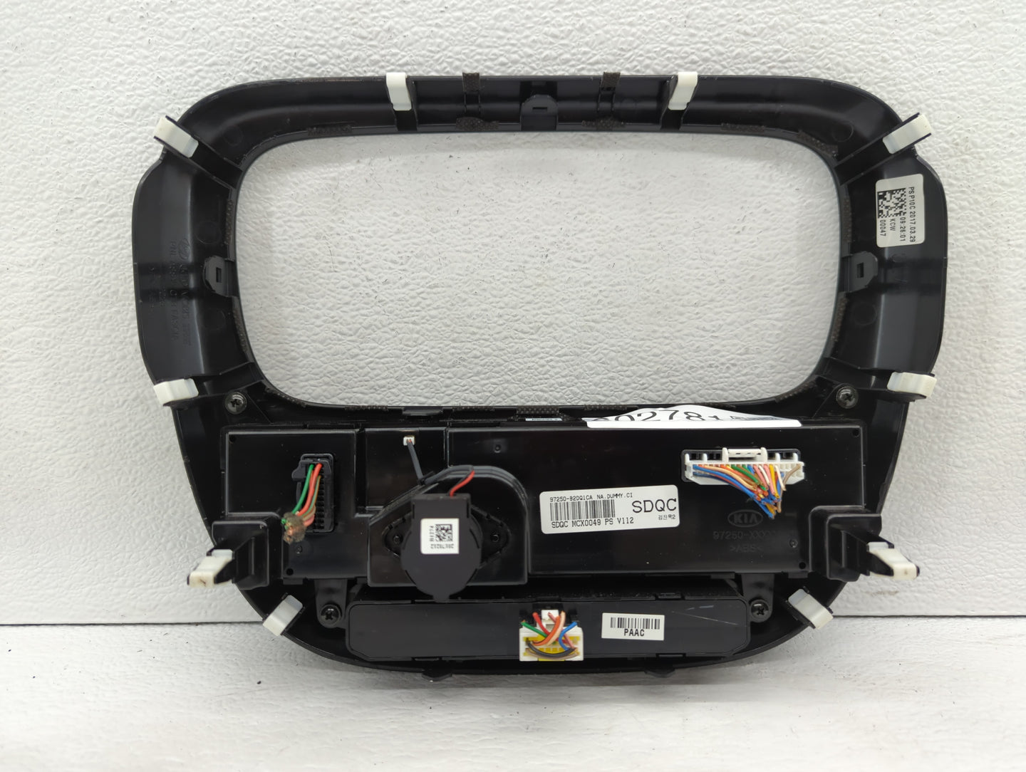 2017-2019 Kia Soul Climate Control Module Temperature AC/Heater Replacement P/N:97250-B2GQ1CA Fits Fits 2017 2018 2019 OEM U