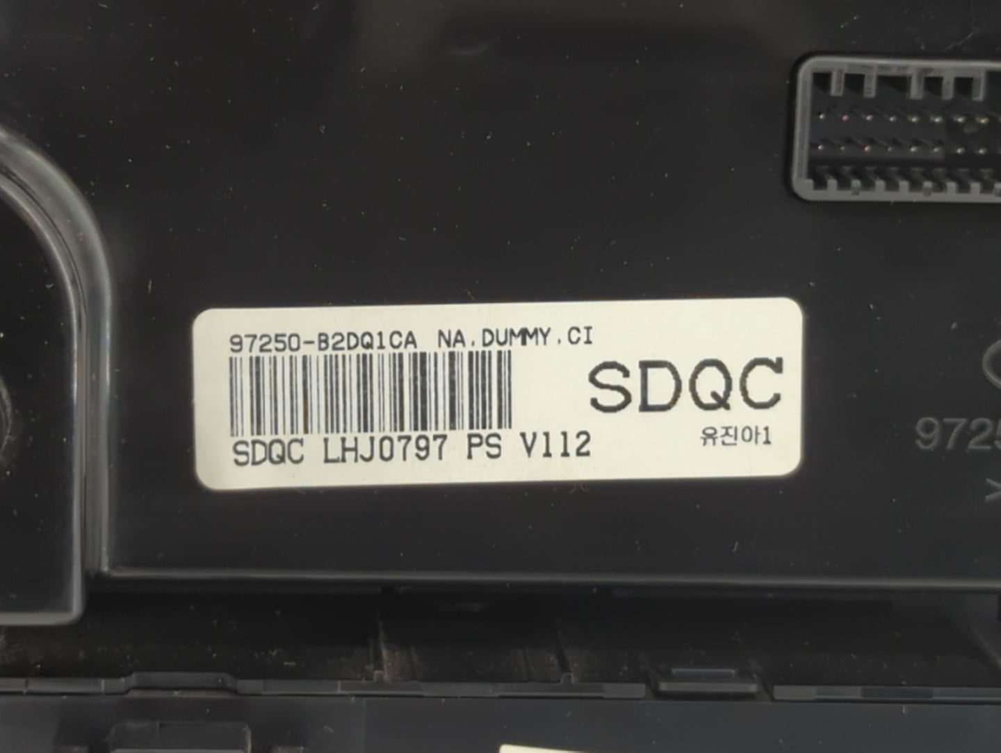 2017-2019 Kia Soul Climate Control Module Temperature AC/Heater Replacement P/N:97250-B2DQ1CA Fits Fits 2017 2018 2019 OEM U