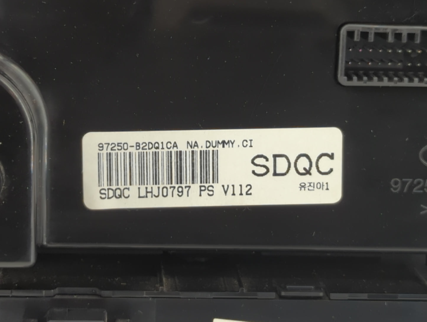 2017-2019 Kia Soul Climate Control Module Temperature AC/Heater Replacement P/N:97250-B2DQ1CA Fits Fits 2017 2018 2019 OEM U