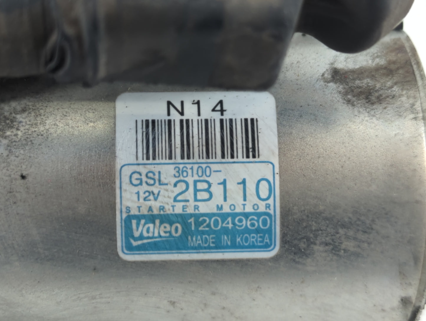 2014-2019 Kia Soul Car Starter Motor Solenoid OEM P/N:36100-2B110 Fits Fits 2014 2015 2016 2017 2018 2019 OEM Used Auto Part