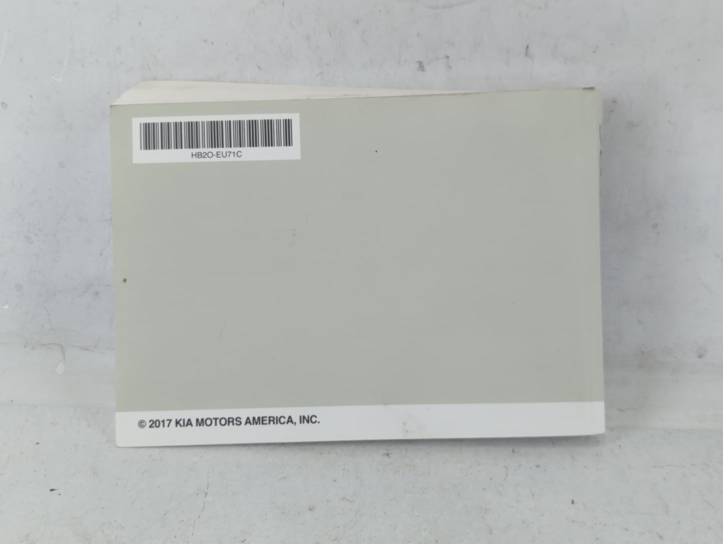2017 Kia Soul Owners Manual Book Guide P/N:HB20-EU71C HB2O-EU71C OEM Used Auto Parts - Oemusedautoparts1.com