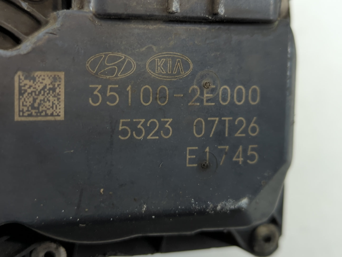 2014-2019 Kia Soul Throttle Body P/N:35100-2E000 Fits Fits 2011 2012 2013 2014 2015 2016 2017 2018 2019 2020 2021 OEM Used A