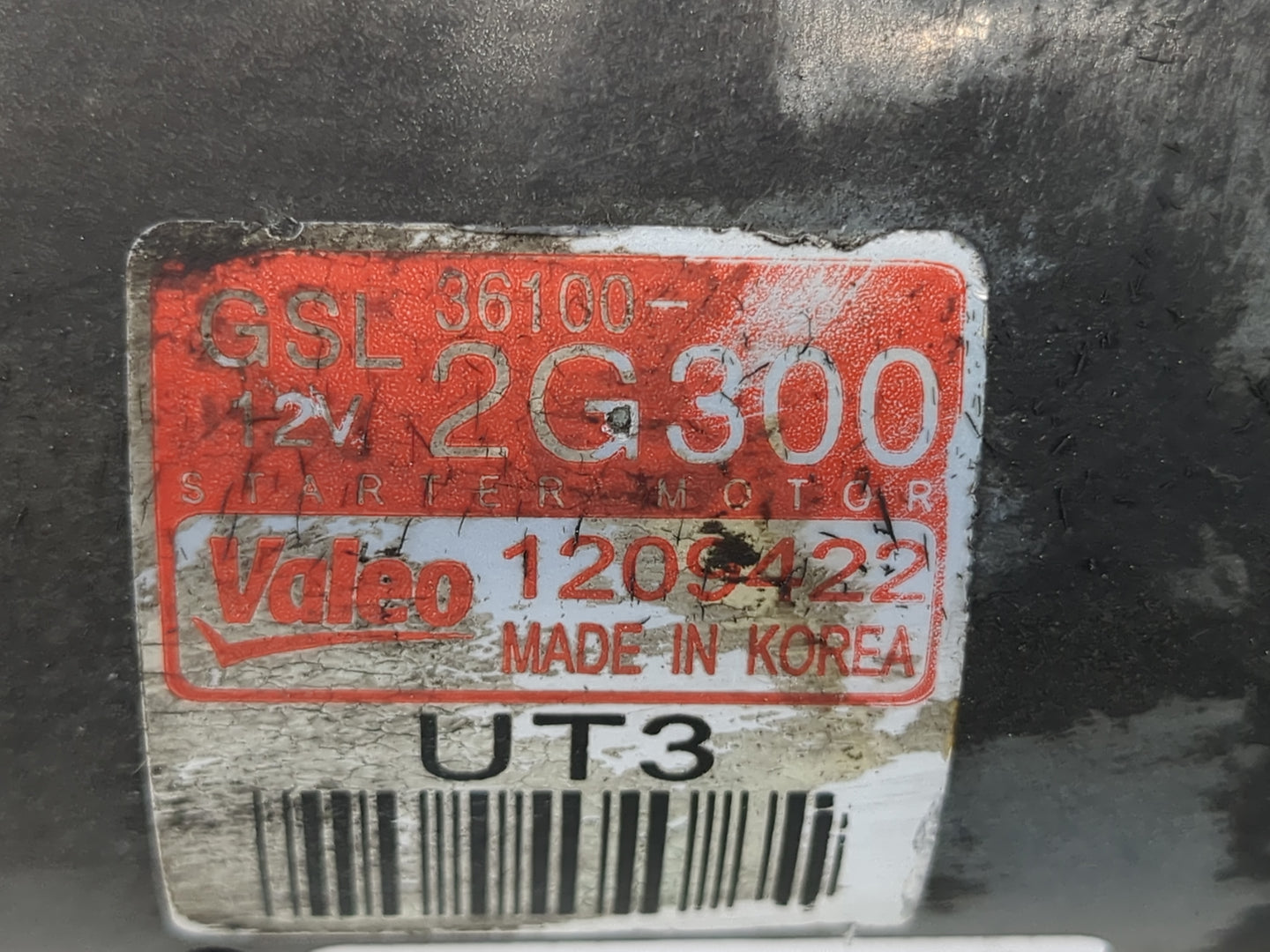 2017-2021 Kia Sportage Car Starter Motor Solenoid OEM P/N:1209422 36100-2G300 Fits Fits 2016 2017 2018 2019 2020 2021 OEM Us