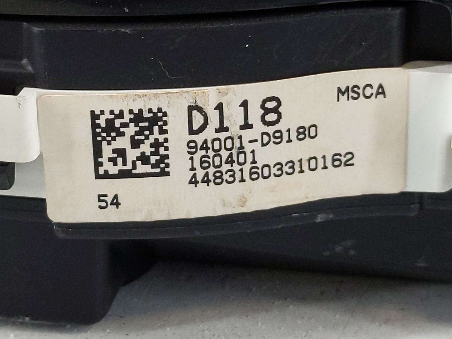 2017-2019 Kia Sportage Instrument Cluster Speedometer Gauges P/N:94001-D9180 Fits Fits 2017 2018 2019 OEM Used Auto Parts - 