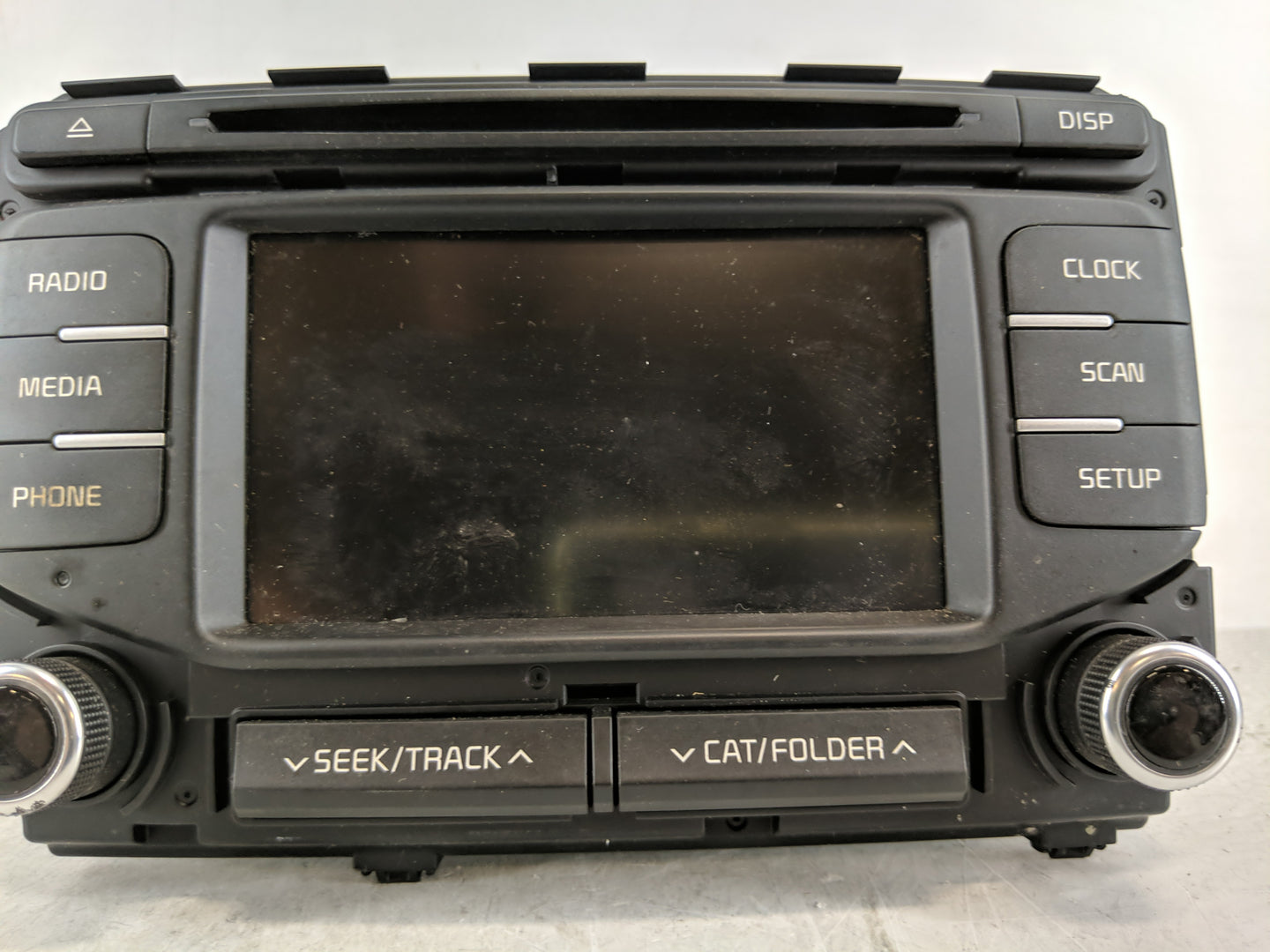 2017-2019 Kia Sportage Radio AM FM Cd Player Receiver Replacement P/N:96180-D9410WK Fits Fits 2017 2018 2019 OEM Used Auto P