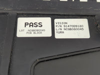 2017-2019 Kia Sportage Fusebox Fuse Box Panel Relay Module P/N:91470D9180 Fits Fits 2017 2018 2019 OEM Used Auto Parts - Oem