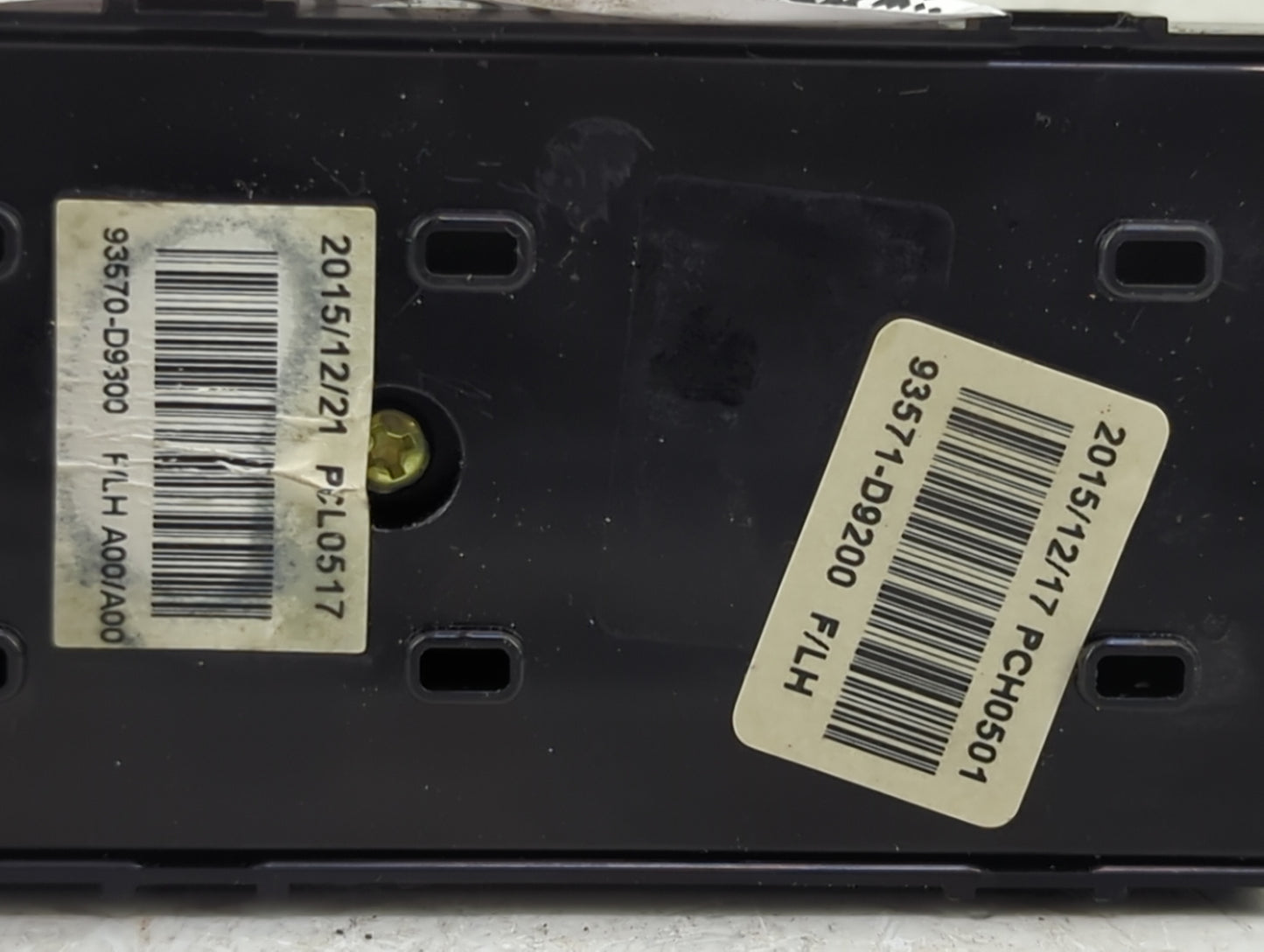 2017-2021 Kia Sportage Master Power Window Switch Replacement Driver Side Left P/N:93570-D9300 93571-D9200 Fits OEM Used Aut