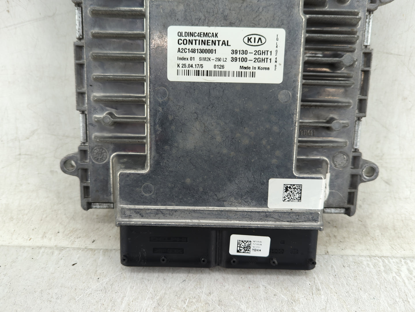 2017-2019 Kia Sportage PCM Engine Control Computer ECU ECM PCU OEM P/N:39130-2GHT1 Fits Fits 2017 2018 2019 OEM Used Auto Pa