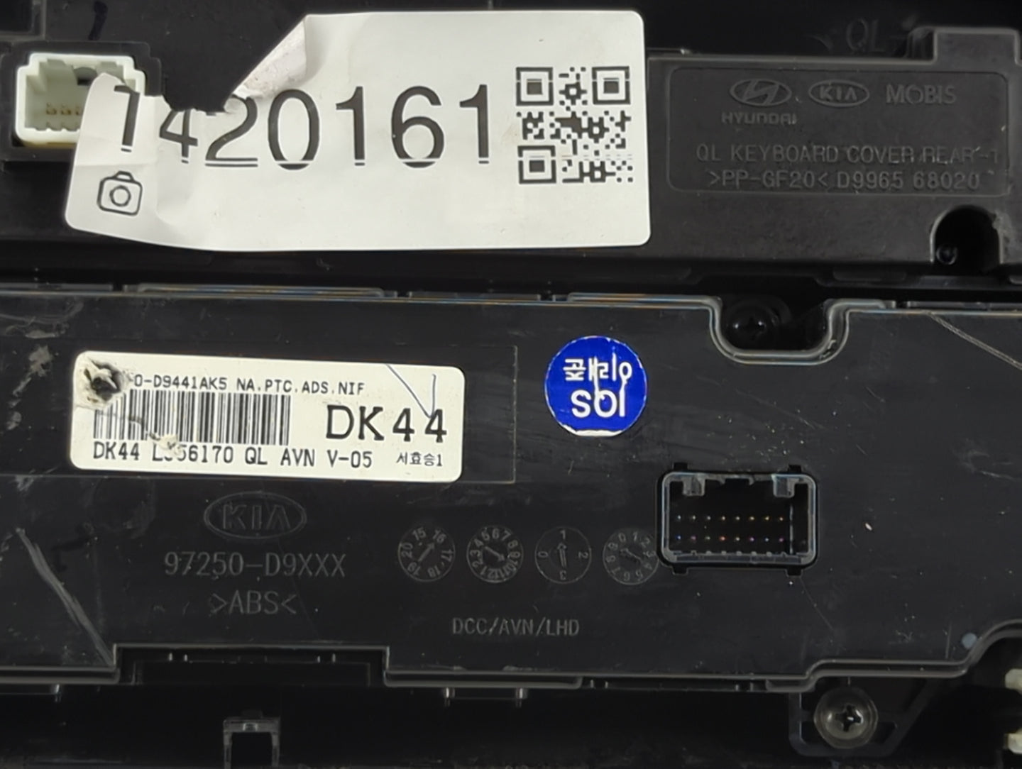 2017-2019 Kia Sportage Climate Control Module Temperature AC/Heater Replacement P/N:97250-D9XXX D9965 68020 Fits OEM Used Au