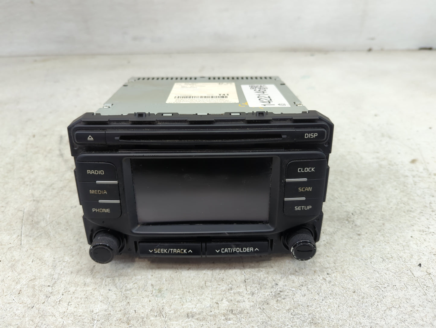2017-2019 Kia Sportage Radio AM FM Cd Player Receiver Replacement P/N:96180-D9410WK Fits Fits 2017 2018 2019 OEM Used Auto P