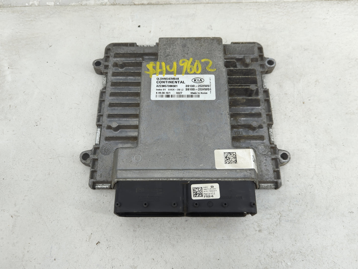 2017-2019 Kia Sportage PCM Engine Control Computer ECU ECM PCU OEM P/N:39130-2GHW0 39100-2GHW0 Fits Fits 2017 2018 2019 OEM 