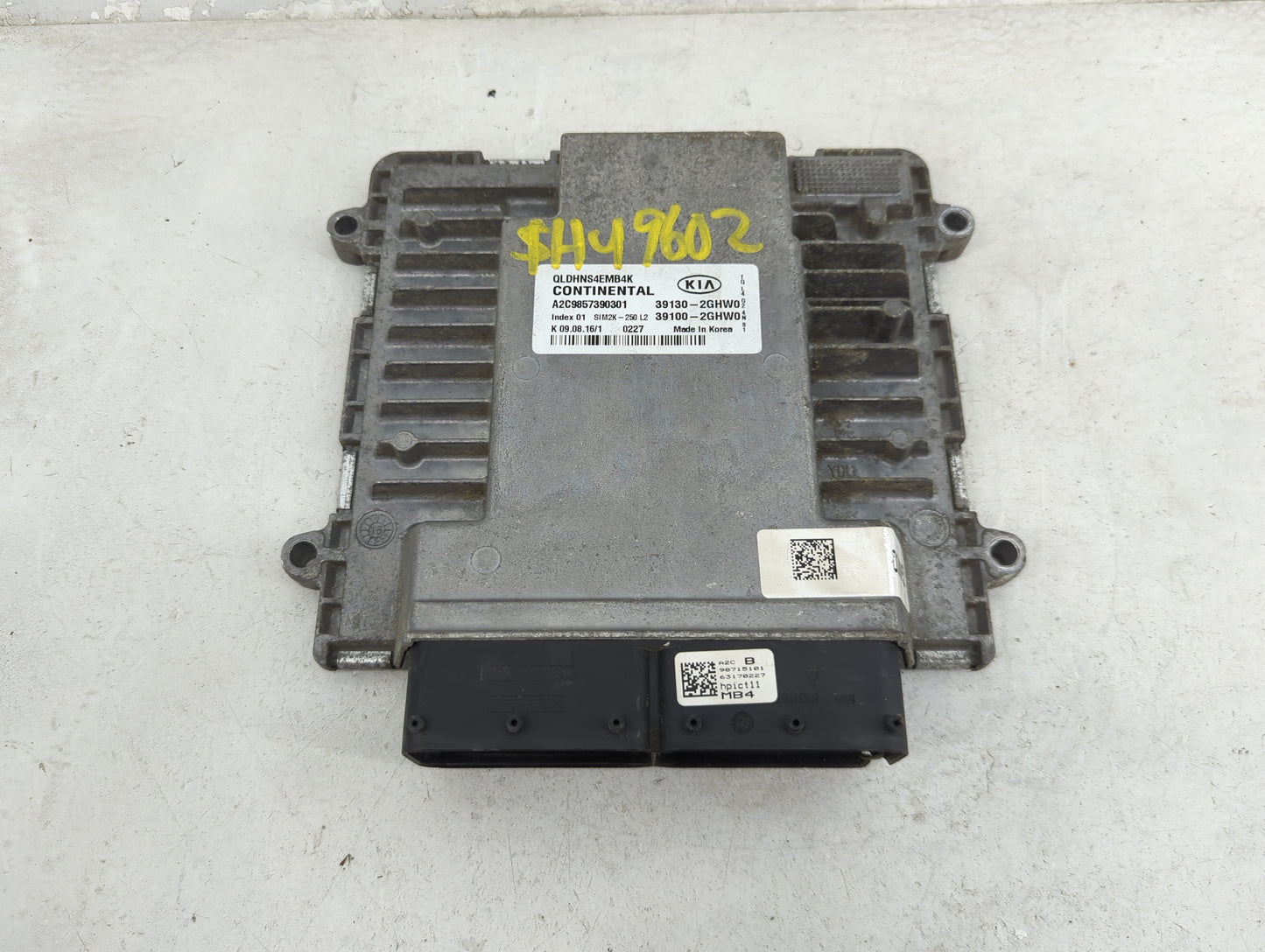 2017-2019 Kia Sportage PCM Engine Control Computer ECU ECM PCU OEM P/N:39130-2GHW0 39100-2GHW0 Fits Fits 2017 2018 2019 OEM 