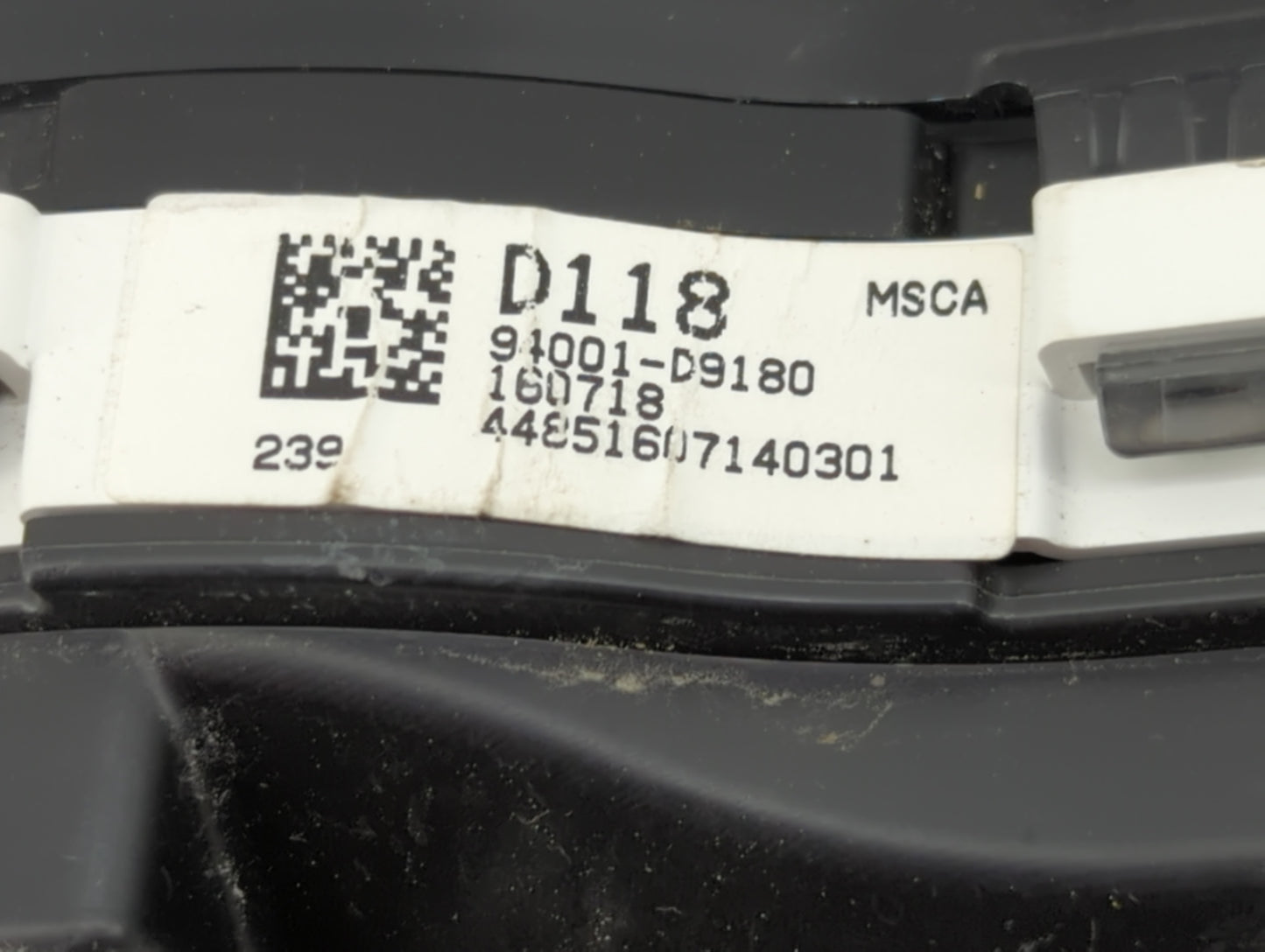 2017-2019 Kia Sportage Instrument Cluster Speedometer Gauges P/N:94001-D9180 Miles: Fits Fits 2017 2018 2019 OEM Used Auto P