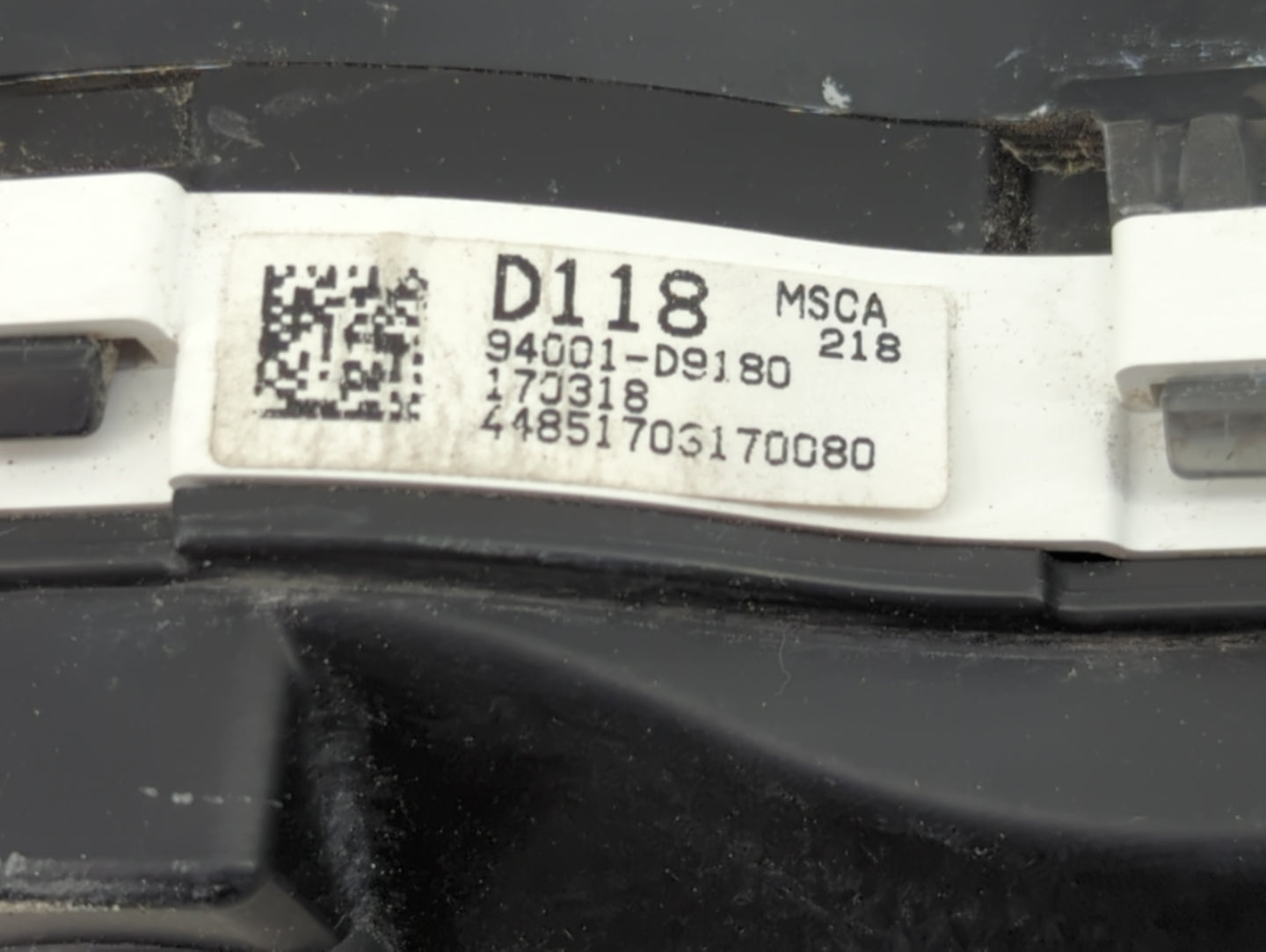 2017-2019 Kia Sportage Speedometer Instrument Cluster Gauges 94001-d9180 1458067 - Oemusedautoparts1.com