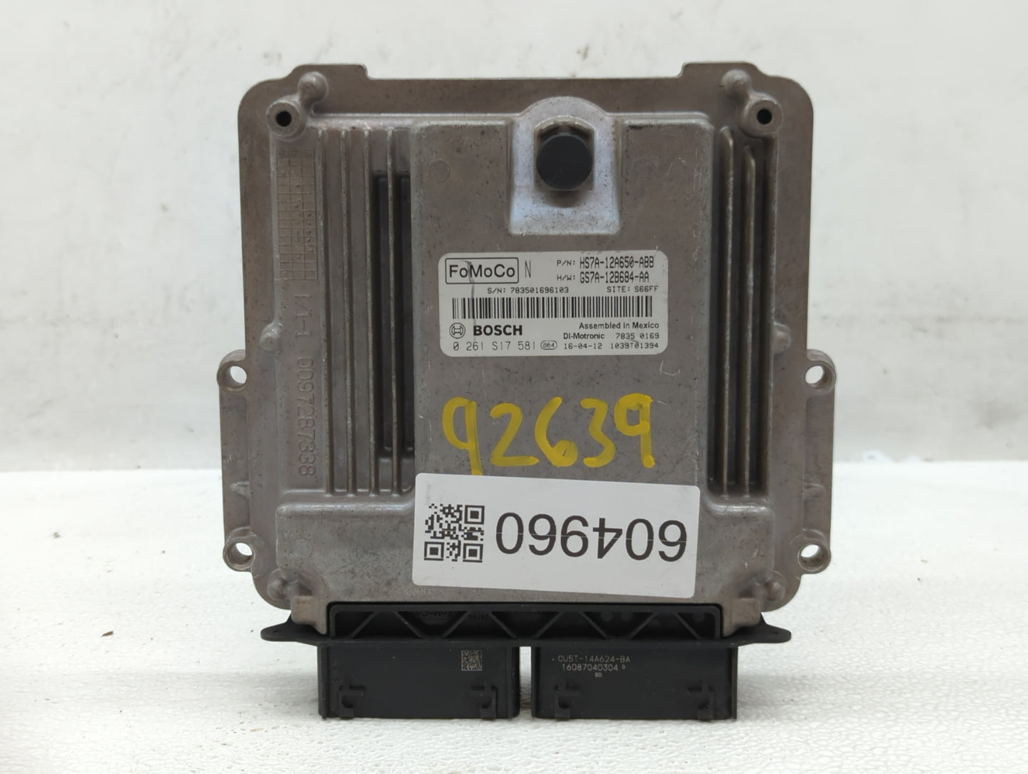 2017 Kia Sportage PCM Engine Control Computer ECU ECM PCU OEM P/N:CU5T-14A624-BA Fits OEM Used Auto Parts - Oemusedautoparts