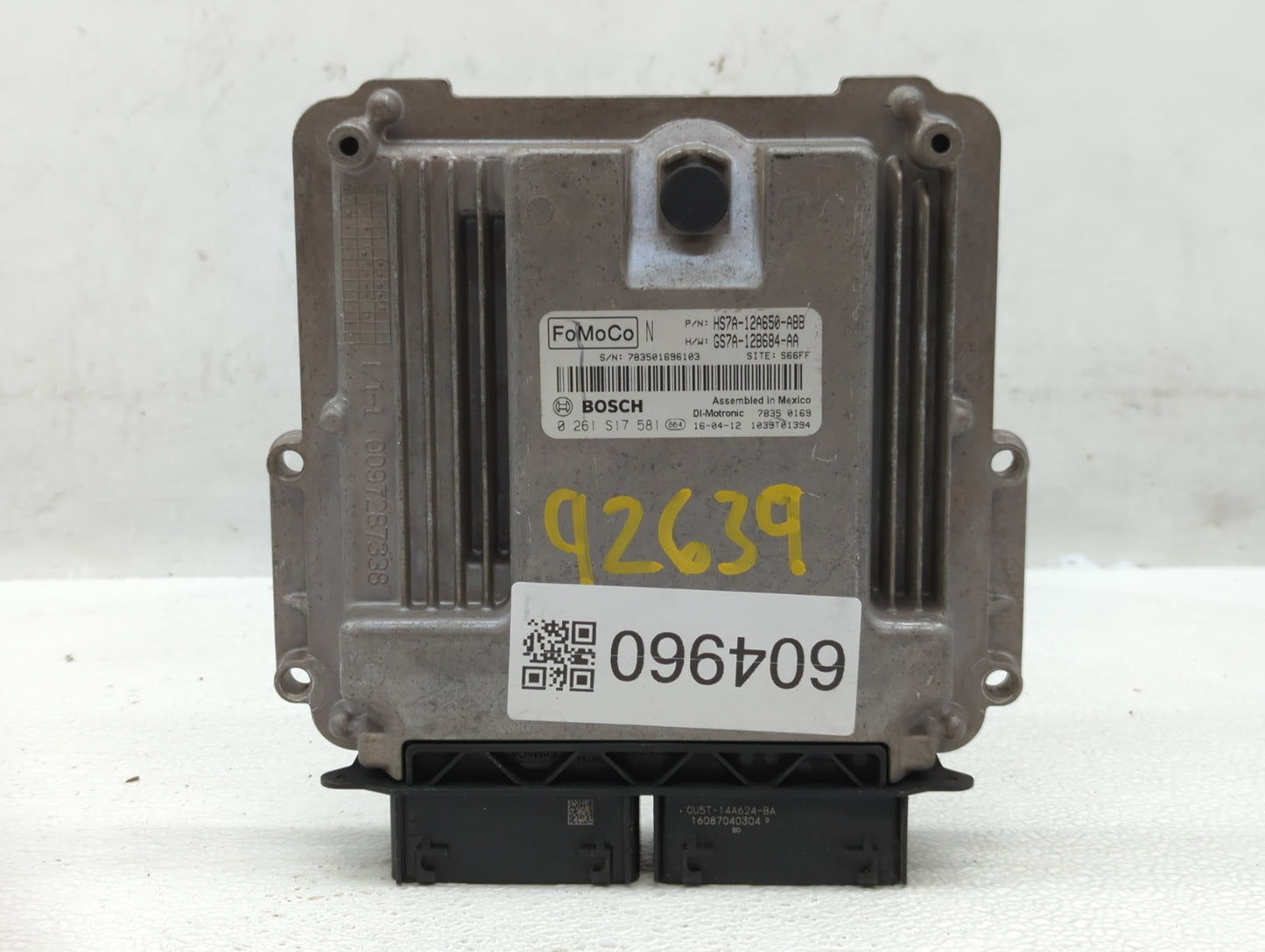 2017 Kia Sportage PCM Engine Control Computer ECU ECM PCU OEM P/N:CU5T-14A624-BA Fits OEM Used Auto Parts - Oemusedautoparts