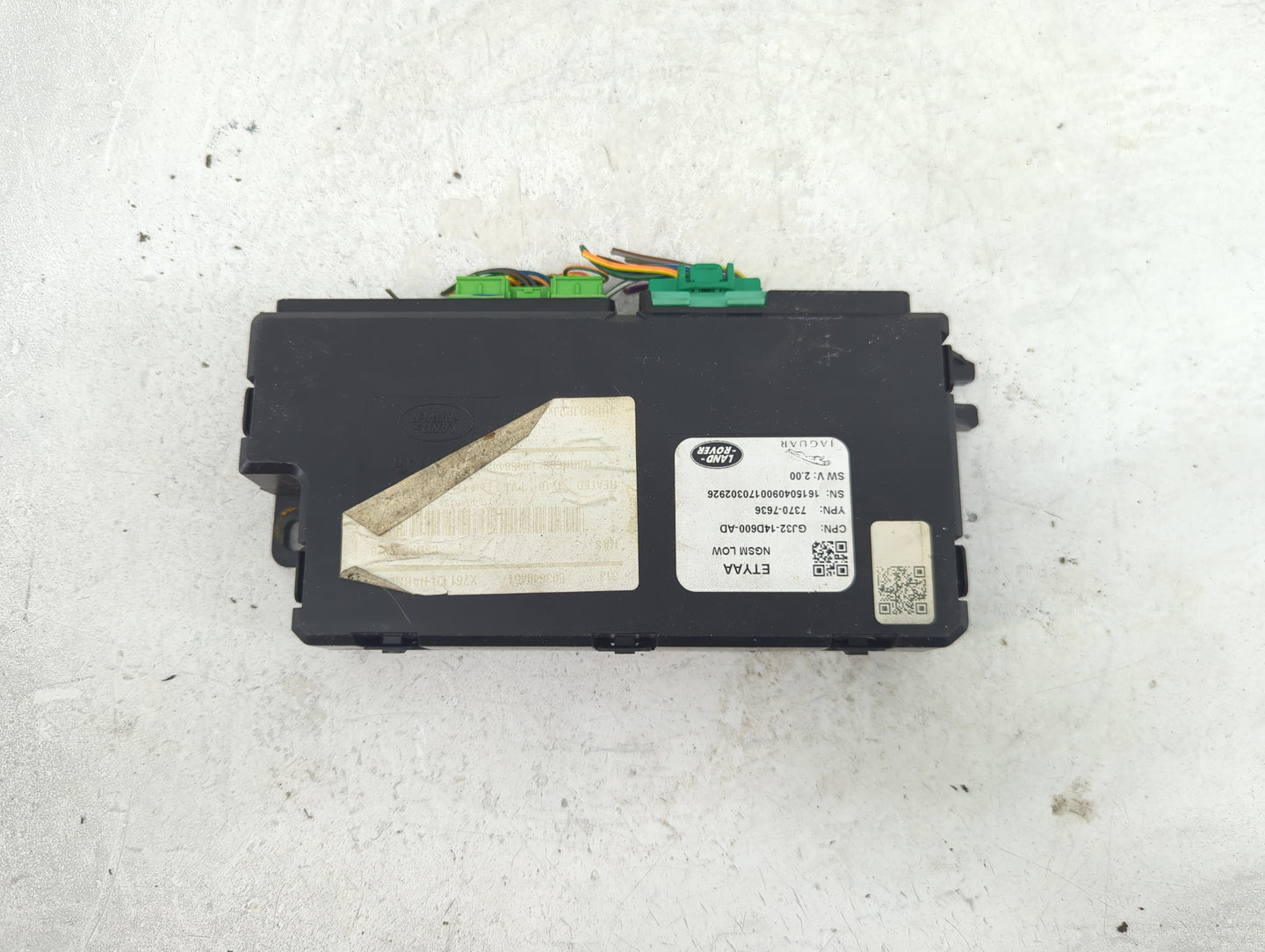 2017 Land Rover Discovery Sport Radio AM FM Cd Player Receiver Replacement Fits OEM Used Auto Parts - Oemusedautoparts1.com