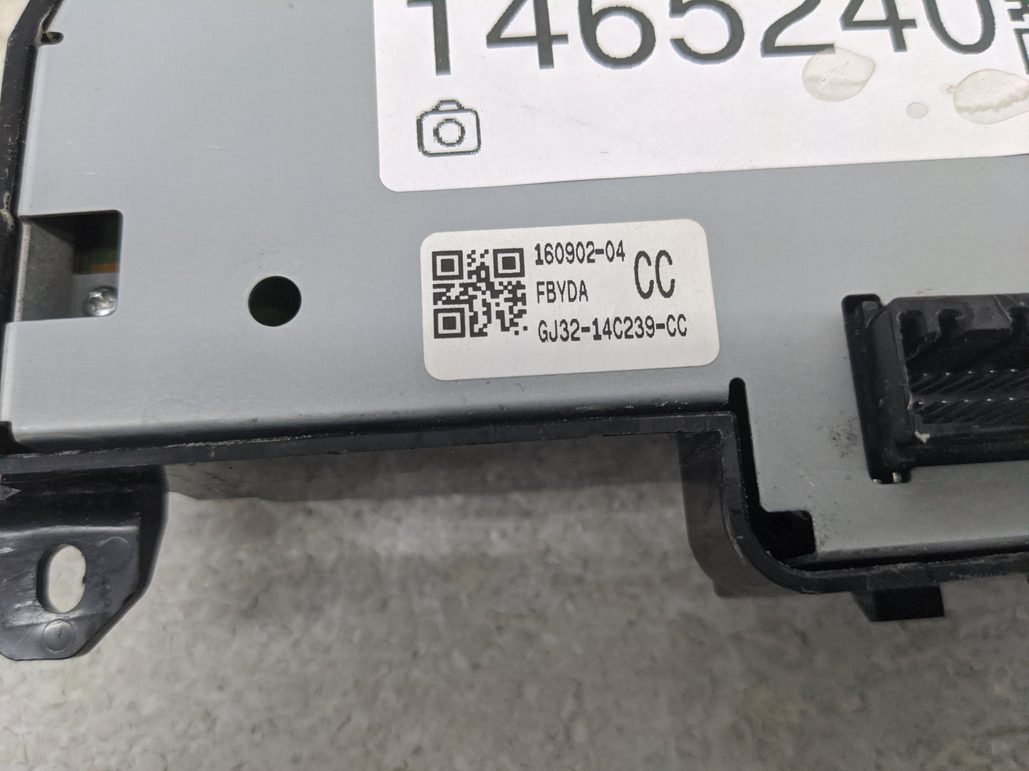 2017 Land Rover Evoque Climate Control Module Temperature AC/Heater Replacement P/N:GJ32-14C239-CC 160902-04, FBYDA Fits OEM