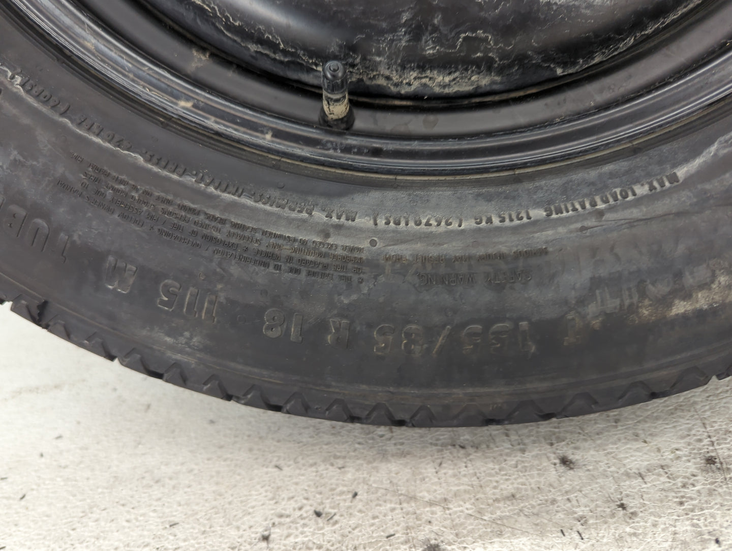 2017 Land Rover Evoque Spare Donut Tire Wheel Rim Oem - Oemusedautoparts1.com