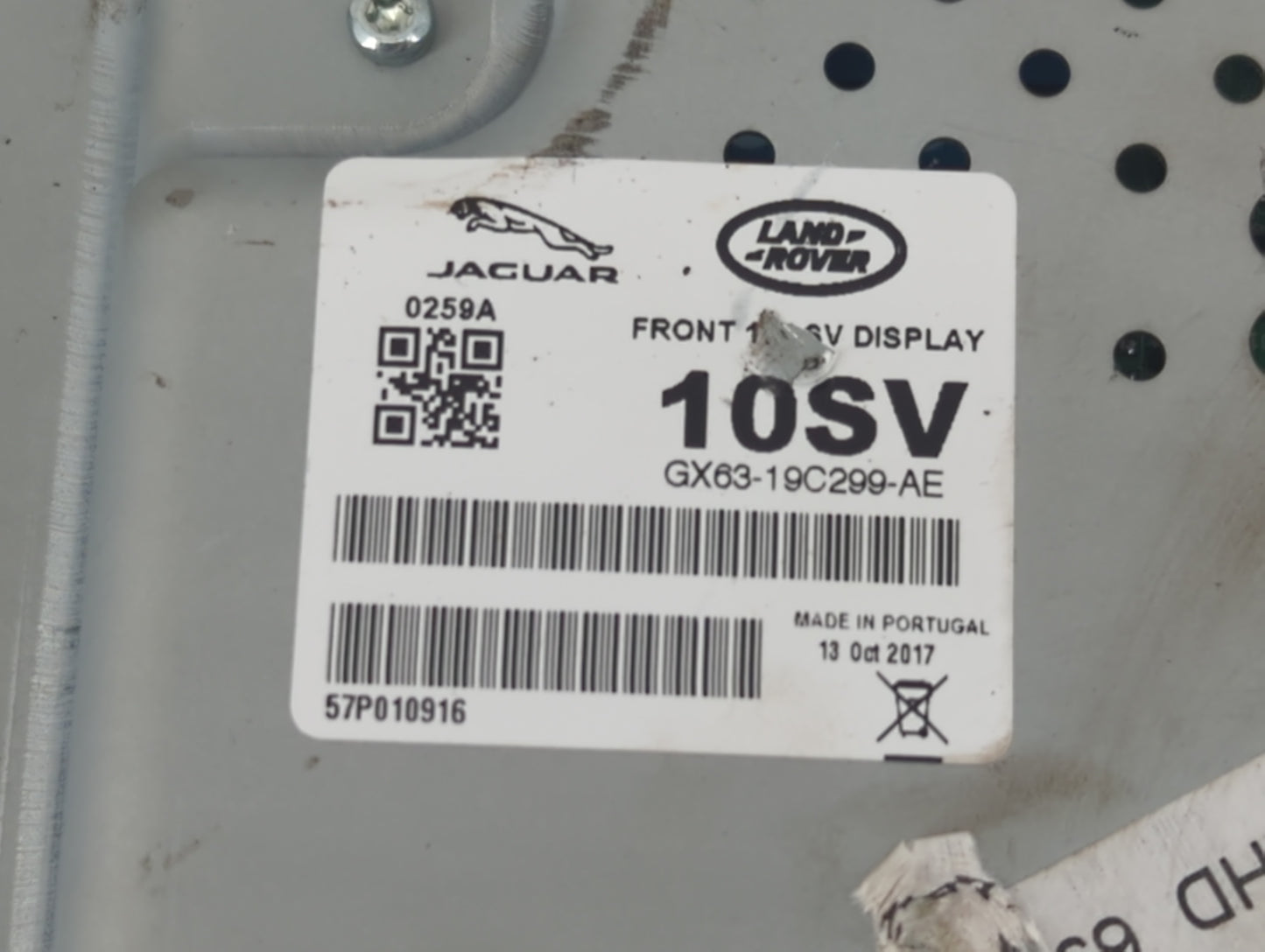 2017 Land Rover Land Rover Radio AM FM Cd Player Receiver Replacement P/N:GX63-19C299-AE Fits OEM Used Auto Parts - Oemuseda