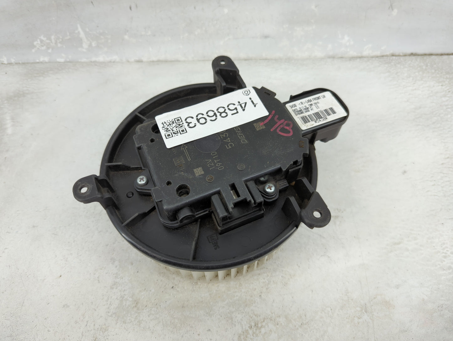 2017 Land Rover Range Rover Heater AC Blower Motor P/N:AH22-19805-BB Fits OEM Used Auto Parts - Oemusedautoparts1.com