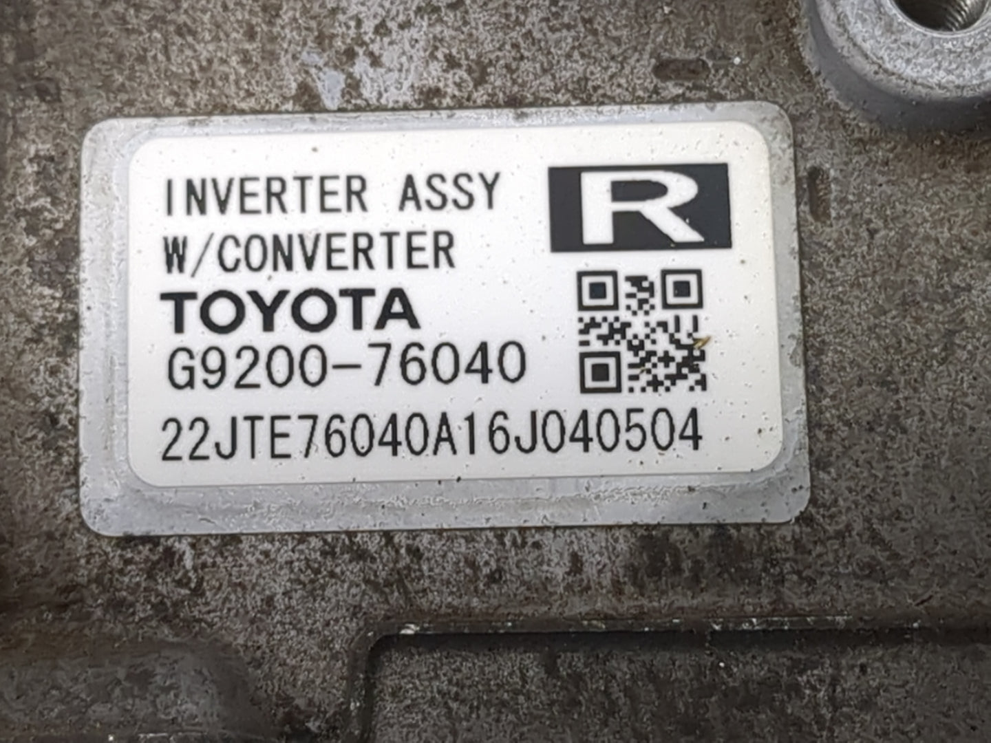 2015-2017 Lexus Ct200h Hybrid DC Synergy Drive Power Inverter P/N:G9200-76040 Fits Fits 2015 2016 2017 OEM Used Auto Parts -