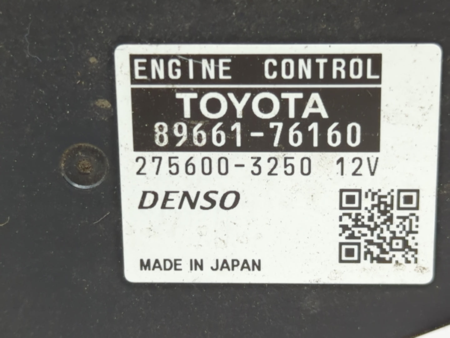 2015-2017 Lexus Ct200h PCM Engine Control Computer ECU ECM PCU OEM P/N:89661-76160 Fits Fits 2015 2016 2017 OEM Used Auto Pa