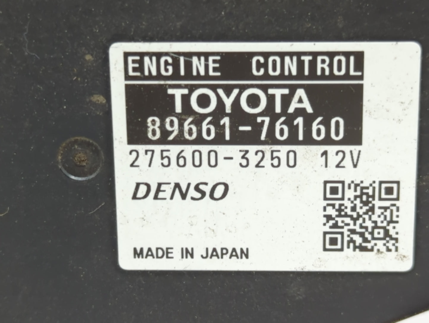 2015-2017 Lexus Ct200h PCM Engine Control Computer ECU ECM PCU OEM P/N:89661-76160 Fits Fits 2015 2016 2017 OEM Used Auto Pa
