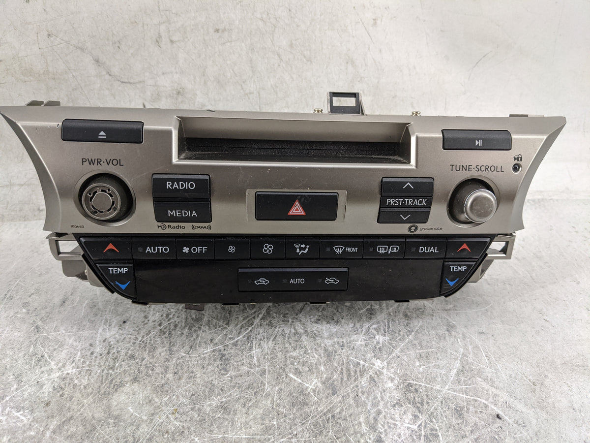 2017-2018 Lexus Es350 Radio AM FM Cd Player Receiver Replacement P/N:86140-33730 139000-0950C101 Fits Fits 2017 2018 OEM Use