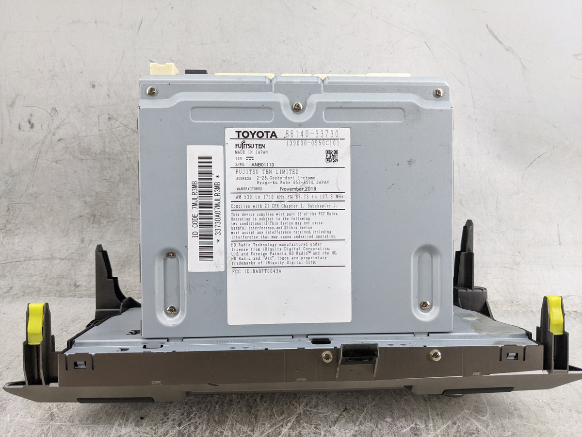 2017-2018 Lexus Es350 Radio AM FM Cd Player Receiver Replacement P/N:86140-33730 139000-0950C101 Fits Fits 2017 2018 OEM Use