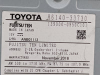 2017-2018 Lexus Es350 Radio AM FM Cd Player Receiver Replacement P/N:86140-33730 139000-0950C101 Fits Fits 2017 2018 OEM Use